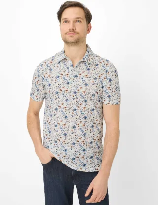 Brax Herren Polo Style PEPE white, weiß, Gr. XXXL