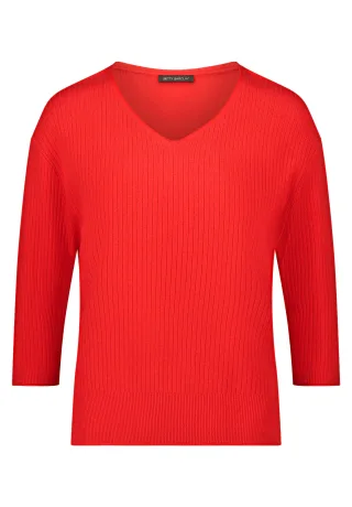 Betty Barclay - Feinstrickpullover High Risk Red - Gr. - 46