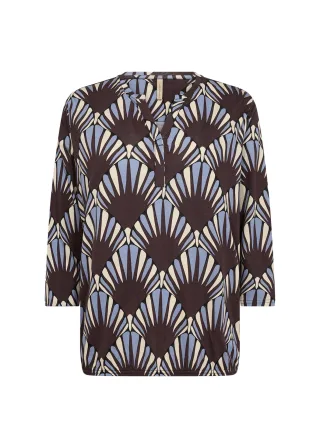 Soyaconcept - SC-FELICITY AOP 555 c chocolate plum combi - Gr. - M