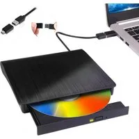 Toomoke Externes DVD-Laufwerk mit USB-C & USB 3.0,Slim Portable,DVD Brenner DVD-Brenner (Für Windows/Mac/Linux)
