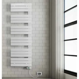 Neuesbad Badheizkörper Salt B:550, H:1680mm, weiss, gebogen, elektrisch NB1SE1681