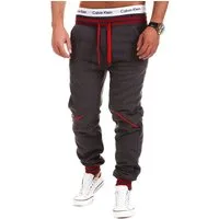 behype Sweathose STRIPE mit Kontrast-Akzenten