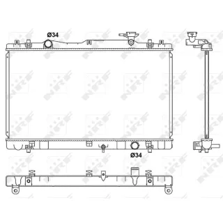 NRF K?hler f?r Antriebsbatterie Suzuki Kizashi Fr 2,4