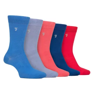 5er Pack Herren Socken aus Bambus mit Muster - Weich, atmungsaktiv, stilvoller Alltagskomfort