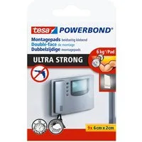 tesa Doppelklebeband POWERBOND Ultra Strong Klebepads (Packung, 9-St) max. 6 kg - 9er Pack