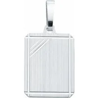 Adelia´s Kettenanhänger Gravurplatte 925 Silber, Silberanhänger
