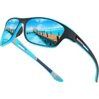 feinlux Sonnenbrille Sonnenbrille (Packung, UV-Schutz und entspiegelte Sonnenbrille) für draußen Ideal zum Fahren, Laufen, Rennen, Bootfahren(1 Stücke)