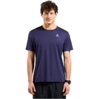 Odlo T-Shirt Wander-/Freizeit Crew Neck Cardada (100% Polyester) eclipseblau Herren
