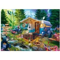 Schmidt Spiele Puzzle Jeff Haynie: Mit Dem Caravan In Den Bergen (1000 Teile), Puzzleteile