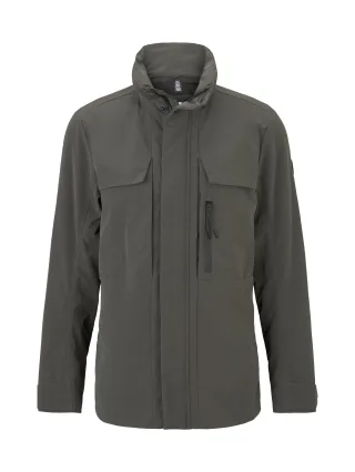 Tom Tailor - Jacke mit abnehmbarer Kapuze shadow olive - Gr. - L