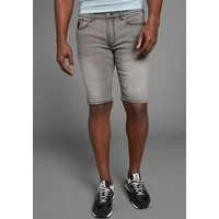 Bruno Banani Jeansshorts Hutch-Shorts gerade geschnittene kurze Beine, niedrige Leibhöhe