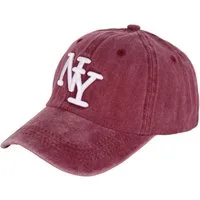 MIRROSI Baseball Cap Vintage in washed Look aus 100% Baumwolle Stickerei (Outdoor Cap, Feldmütze, Kappe) Atmungsaktiv, Einheitsgröße, Unisex, Damen Herren