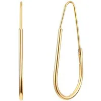 Yokoamii Paar Creolen Set: Y49 (2-tlg), Creolen gelbgold