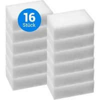 Casativo Melamin-Schaum-Schwamm - Mühelose Fleckenentfernung ohne Chemie Schmutzradierer (Für Küche, Bad, Möbel, Büro & Auto - 9x6x3cm)