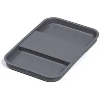 SO-TECH® Mülltrennsystem Ninka eins2vier Deckel für 4,2 / 5,5 / 7 / 8 Liter Behälter, 214 x 140 x 17 mm alugrau 50001.11