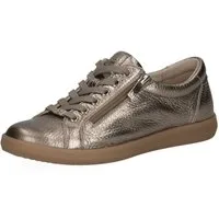 Caprice 23757 (Leder, mit seitlichen Reissverschluss) gold/taupe Damen Sneaker
