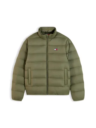 Tommy Hilfiger - Gesteppte Daunenjacke grün - Gr. - S