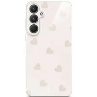 ONEFLOW Handyhülle für Samsung Galaxy S20 FE Splash Cover Creme Beige Herzen 6,5 Zoll, Hülle mit Design Muster Designer Case Kameraschutz Handy Schutzhülle