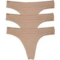 Toker Collection® Stringtanga Damen Strintanga mit Modal 3er Pack (3 Stück, 3er- Pack) feine Nähte