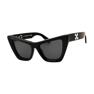 Off White - "Edvard" Sonnenbrille für Damen (Schwarz/Dunkelgrau)