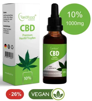 CBD ÖL 10 % Vollspektrum Hanf Öl Tropfen 10ml