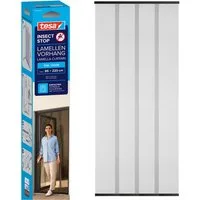 tesa Insektenschutz-Tür Lamellen Vorhang - Fliegenvorhang für Balkon und Terassentüren, (Packung, 1-St., Fliegennetz, Klettband), INSECT STOP Vorhang inkl. Klettverschluss - 95 x 220 cm