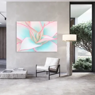 queence Acrylglasbild "Blüte in Pastelltönen" Abstrakt  Abstrakte  Blumen  Blumenbilder  Formen  Gemälde  Kunst 1 Stk. tlg. Kunstdruck in Galeriequalität inkl. rückseitigem Aufhängesystem