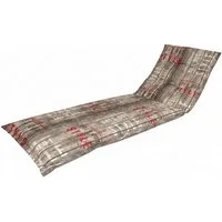 Madison Liegenauflage C 067 grau 200x60 cm Auflage für Liege Kissen Polster Einlage, (1 Auflage, 1 St., 1 Stück), für Gartenliegen