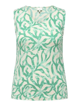 ONLY CARMAKOMA - CARGRETA LIFE S/L TOP JRS deep mint - Gr. - 48