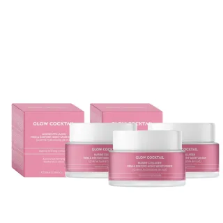 3 x MARINE COLLAGEN FESTIGENDE & WIEDERHERSTELLENDE NACHTCREME 50ml