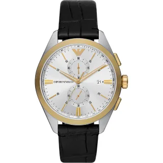 Emporio Armani Claudio Schwarz Herren Armbanduhr AR11498