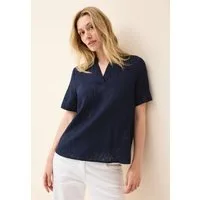 CECIL Hemdbluse mit leichtem Struktur Muster