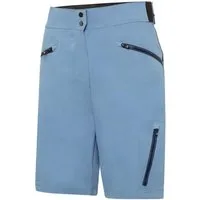 Protective Fahrradhose Shorts Damen P-Lite W - smoke blue, 40