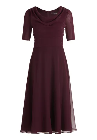 Vera Mont - Cocktailkleid Strong Aubergine - Gr. - 44