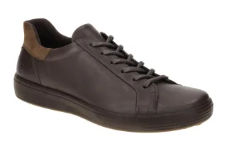 Ecco 470824 SOFT 7 MENS Slip On V2 Braun - sportliche Herren Slipper
