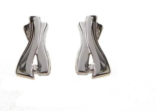 Orphelia Ohrstecker für Damen, 925 Sterlingsilber, Silber ZO-5683