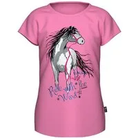 Trigema T-Shirt TRIGEMA T-Shirt mit Pferd (1-tlg)