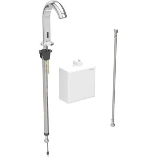 Geberit Waschtischarmatur Piave, Standmontage mit AP-Funktionseinh. Batt. o. Mischer, 116163211 116163211