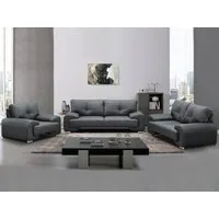 Beautysofa Big-Sofa Polstergarnitur Omega Set 3+2+1 Sofa Wohnzimmer Sofagarnitur, modernes Sofaset für Wohnzimmer, Kunstleder Couchgarnitur im modernen Design