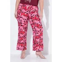 MIAMODA Funktionshose Hose gerades weites Bein Blumenmuster