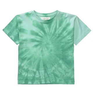 STACCATO - T-Shirt Oversized im Batik-Design emerald-batik - Gr. - 92/98