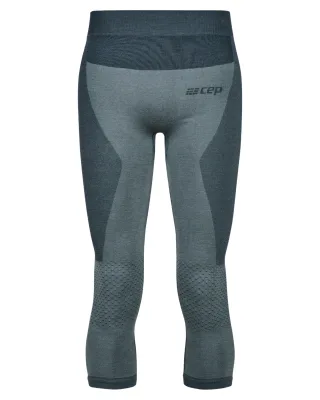 HERREN THERMO-TIGHTS MERINO BASE LAYER TIGHTS SKIING, 3/4 MEN (W348A-882)