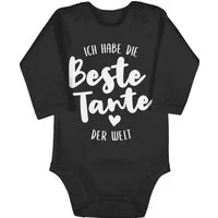 Shirtracer Shirtbody Ich habe die beste Tante der Welt Strampler Baby Mädchen & Junge