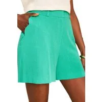 Love & Roses Shorts Love & Roses Shorts mit Bogenkante (1-tlg)