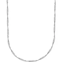 Firetti Kette ohne Anhänger Schmuck Geschenk Silber 925 Halsschmuck Halskette Singapurkette, Made in Germany