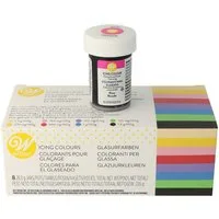Wilton Backdekoration Wilton Glasurfarben, Gelfarben, Lebensmittelfarben, Icing Colours, (Wilton Set)