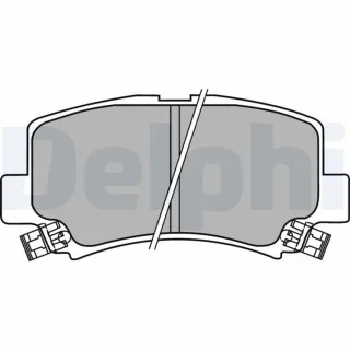 Delphi Bremsbel?ge vorne DFSK K DONGFENG XIAOKANG K02 Suzuki Wagon