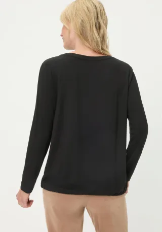 Olsen - T-Shirt Long Sleeves black - Gr. - 42