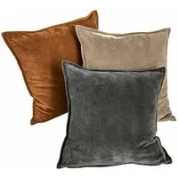 Mirabeau Kissenhülle Kissenhülle 3er Set Lumeau orange/grau/beige