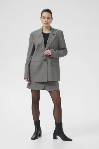 Blazer KAellie Baggy fit grey white